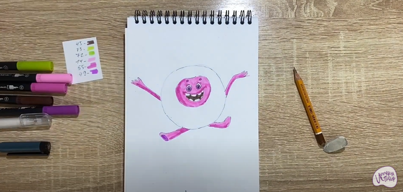 Рисуем Бублик из "Геройчики"
