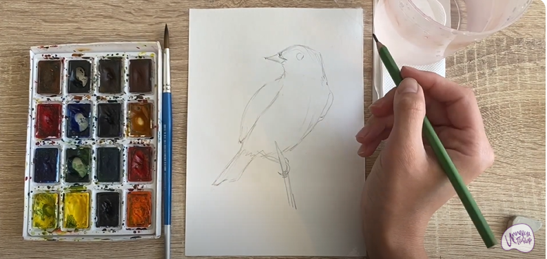 Рисуем Большой чекан