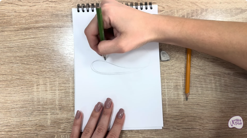 Рисуем Застежка-шнур