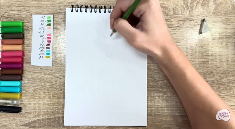 Рисуем Дриада из "Сказочный Патруль"