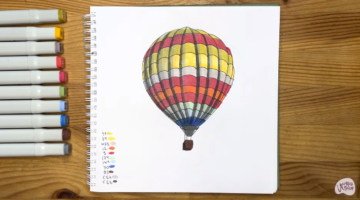 Рисуем Воздушный шар