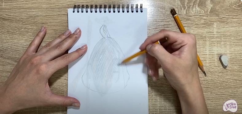 Рисуем Шапка для бани