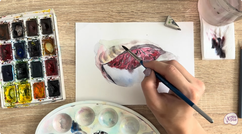 Рисуем Жабры рыбы