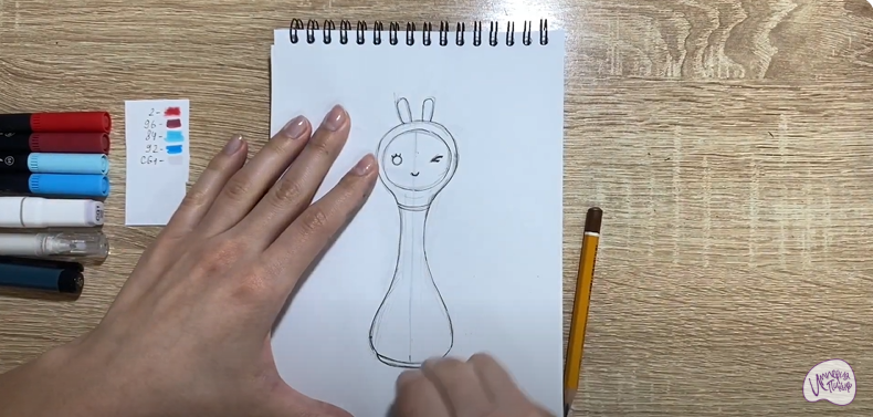 Рисуем Игрушка "Умный зайка"