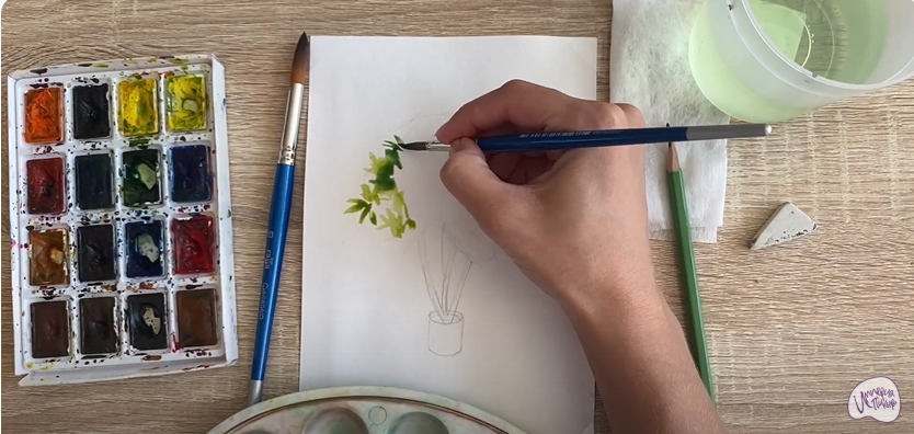 Рисуем Бересклет