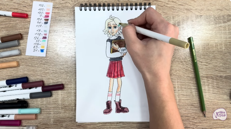 Рисуем Рина Винилион из" Доктор Динозавров"