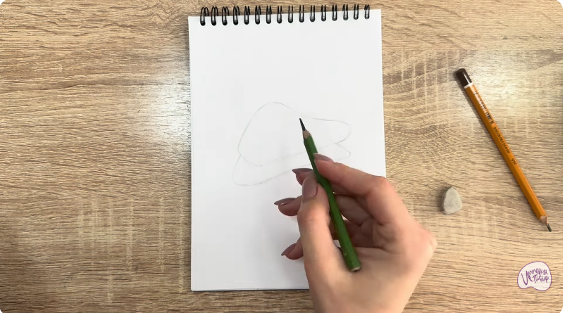 Рисуем Заколка-краб