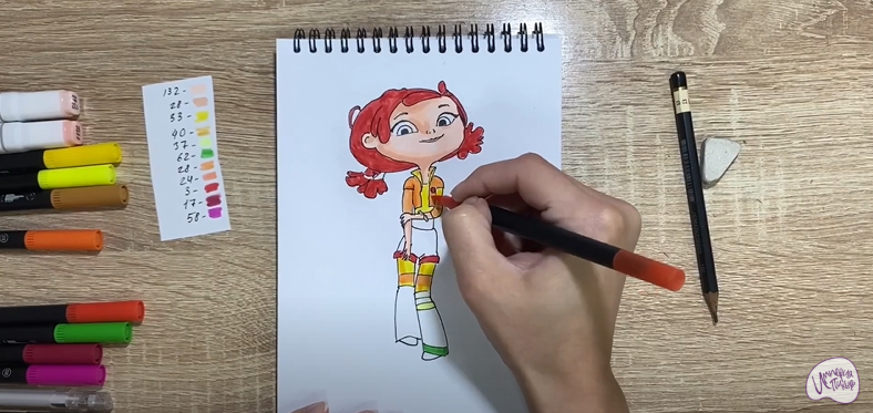 Рисуем Алёнка из "Сказочный Патруль"