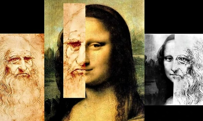 Рисуем Леонардо Да Винчи