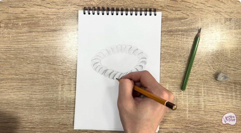 Рисуем Резинка-пружинка