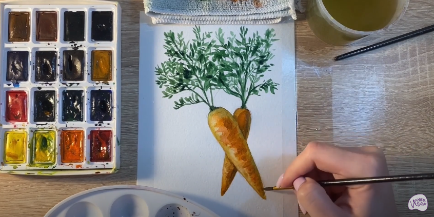 Рисуем Морковь