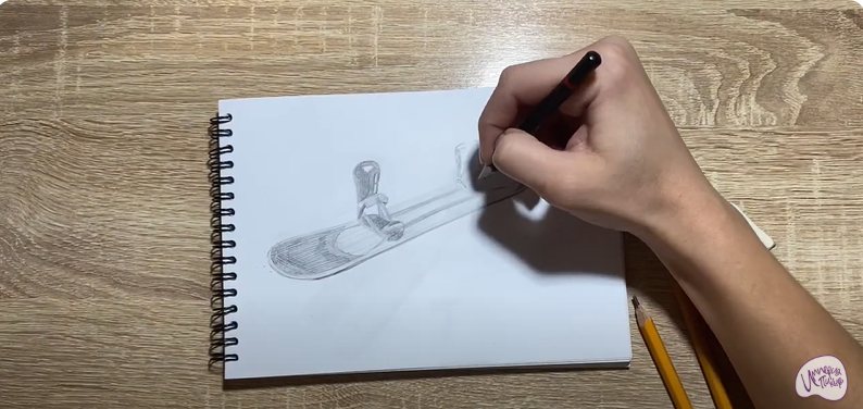 Рисуем Сноуборд