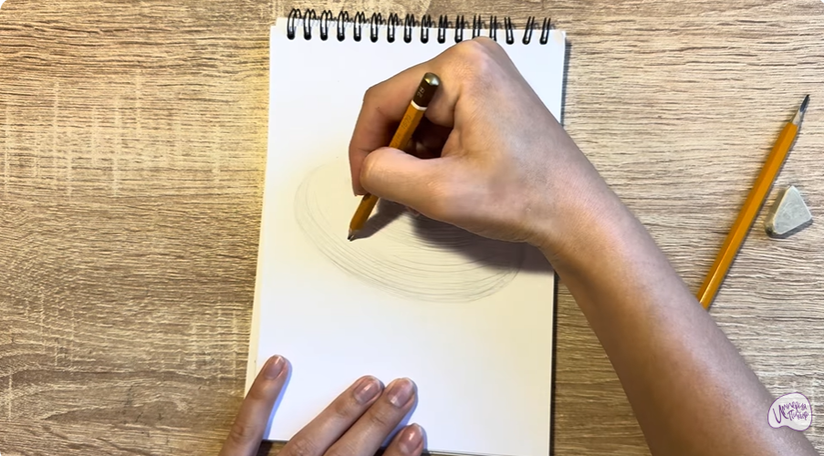Рисуем Соломенная шляпа