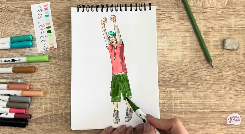 Рисуем Фред из "Город героев"