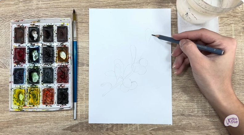 Рисуем Толокнянка