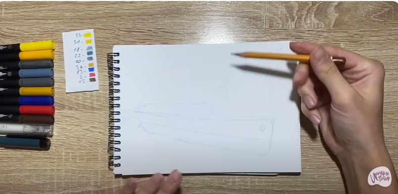 Рисуем Титаник