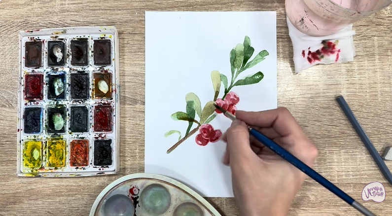 Рисуем Толокнянка