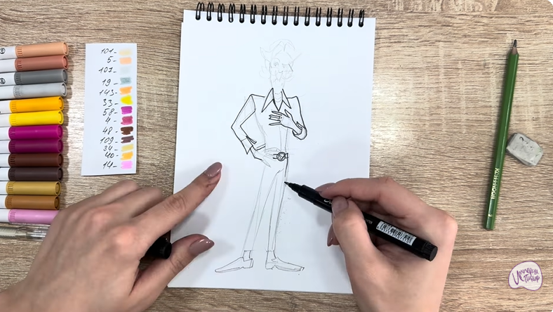 Рисуем Супербро из «Доктор Динозавров»