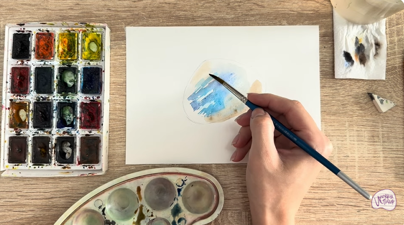 Рисуем Лунный камень