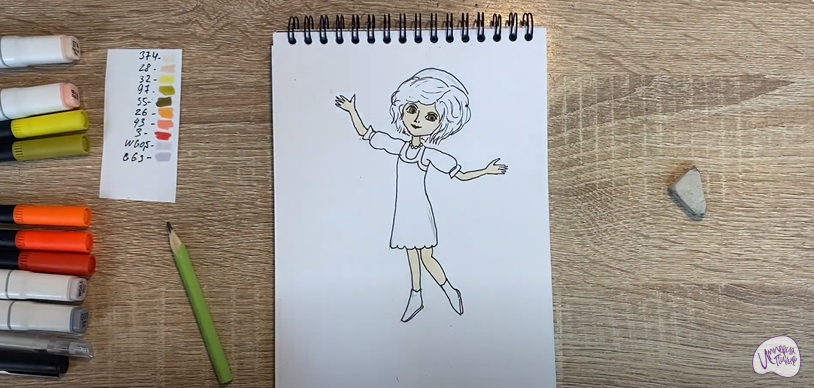 Рисуем Варя из "Царевны"