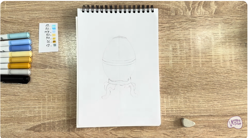 Рисуем Яйцо Фаберже