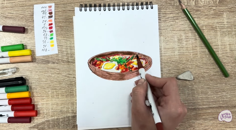 Рисуем Шакшука