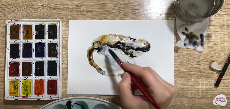 Рисуем Устрица