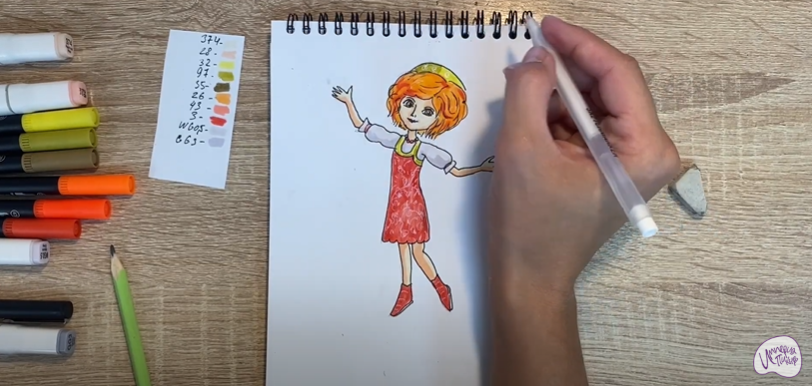 Рисуем Варя из "Царевны"