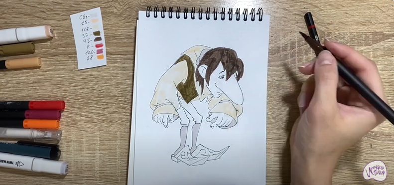 Рисуем Карлик Нос