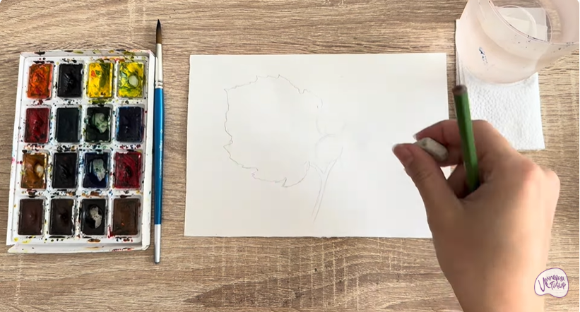 Рисуем Лещина