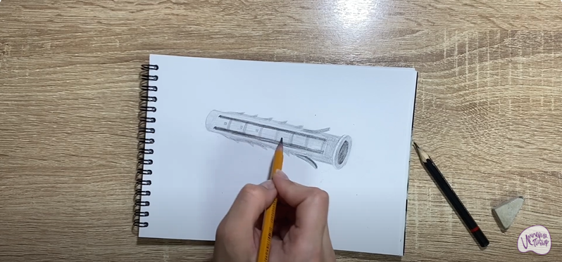 Рисуем Дюбель