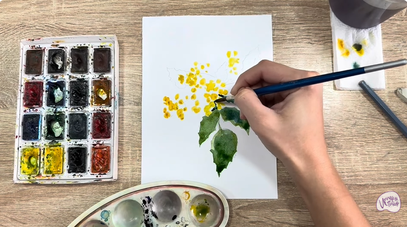 Рисуем Магония