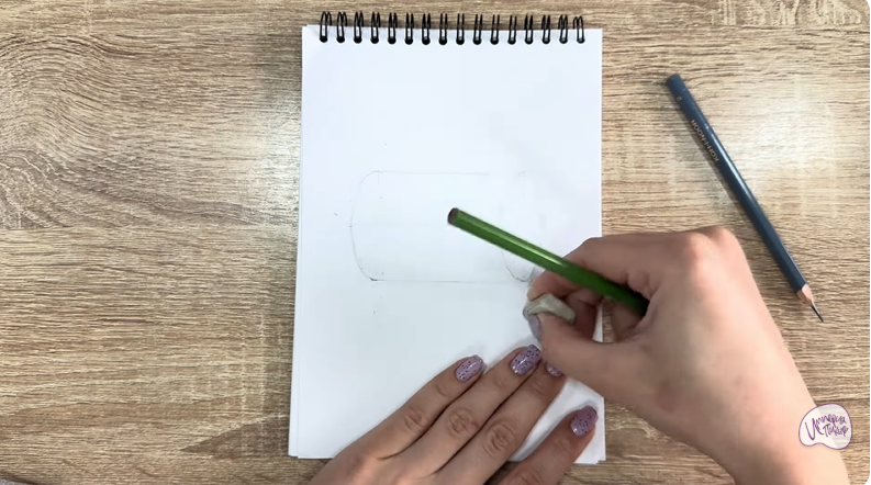 Рисуем Бигуди с липучкой