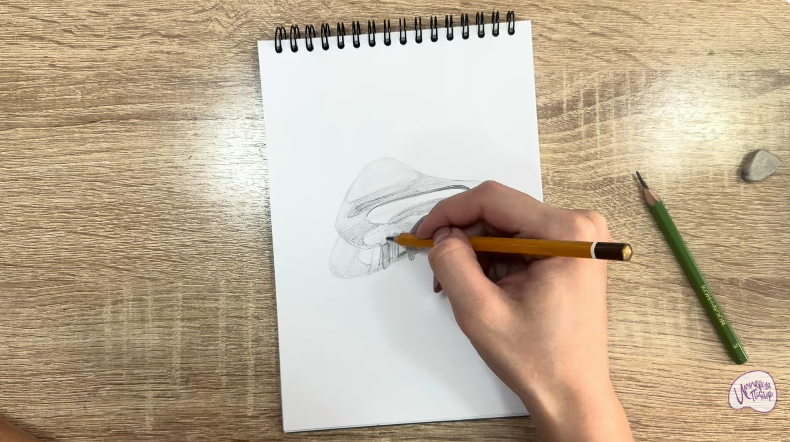 Рисуем Заколка-краб