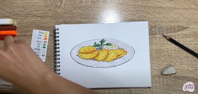 Рисуем Драники