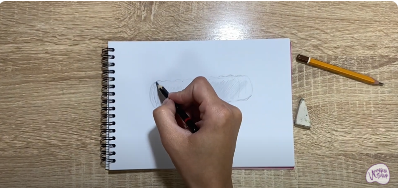 Рисуем Ролик массажный