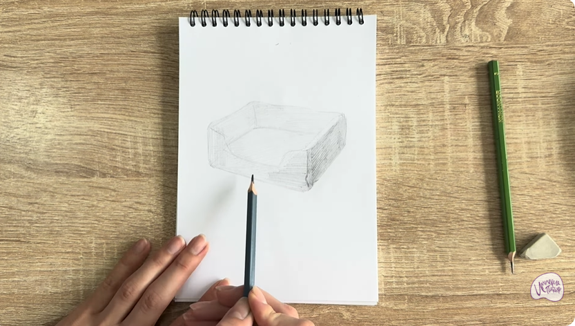 Рисуем Лежанка для кошки