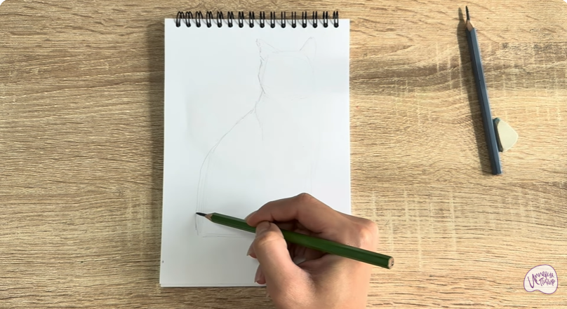 Рисуем Бурманский кот