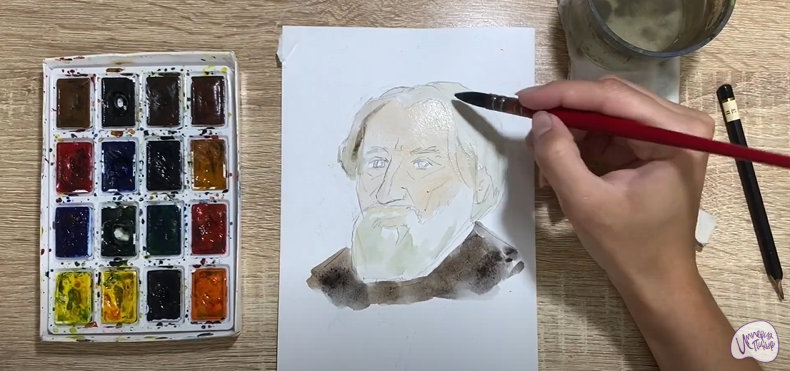 Рисуем Иван Сергеевич Тургенев