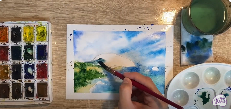 Рисуем Гурзуф