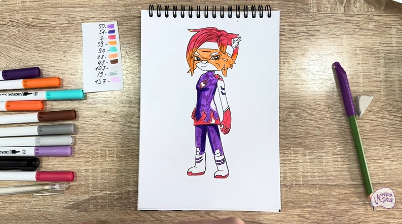 Рисуем Искра из "Джи-Джи Бонд"