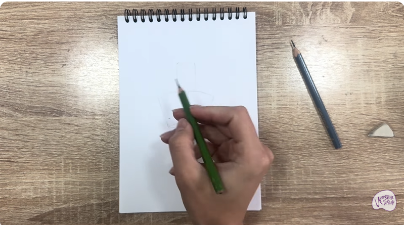 Рисуем Держатель для ручки