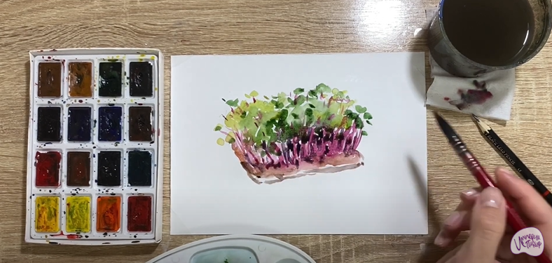 Рисуем Микрозелень