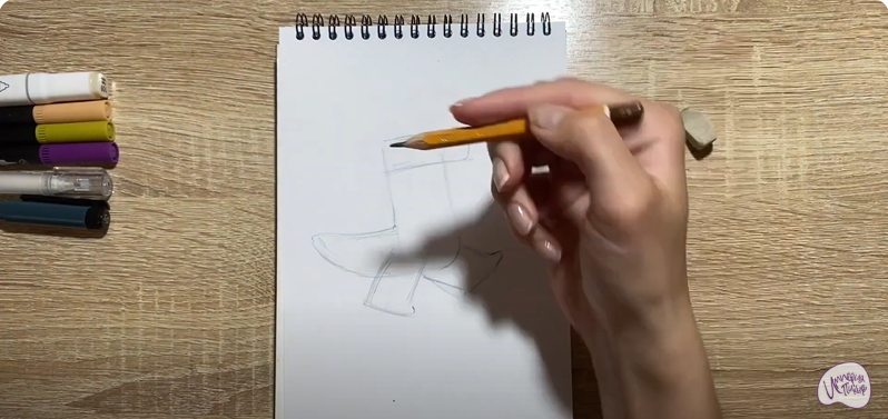 Рисуем Булкозавр из "Ум и Хрум"
