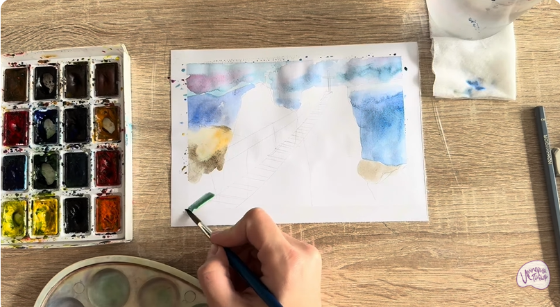 Рисуем Гора Ай-Петри