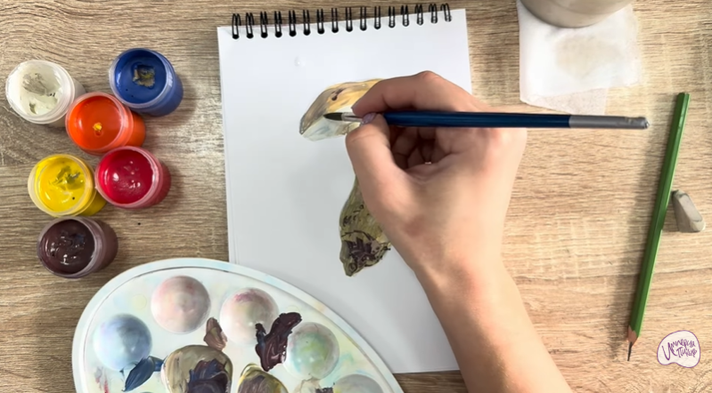 Рисуем Жёлчный гриб