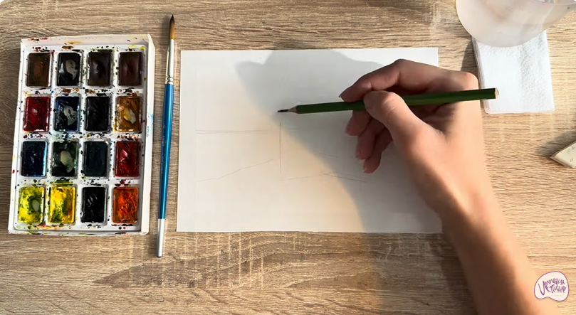 Рисуем Чобан-Кале