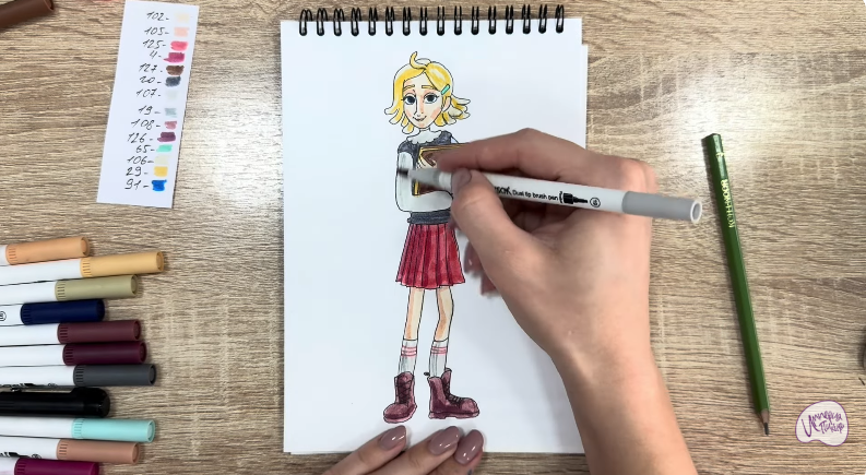 Рисуем Рина Винилион из" Доктор Динозавров"