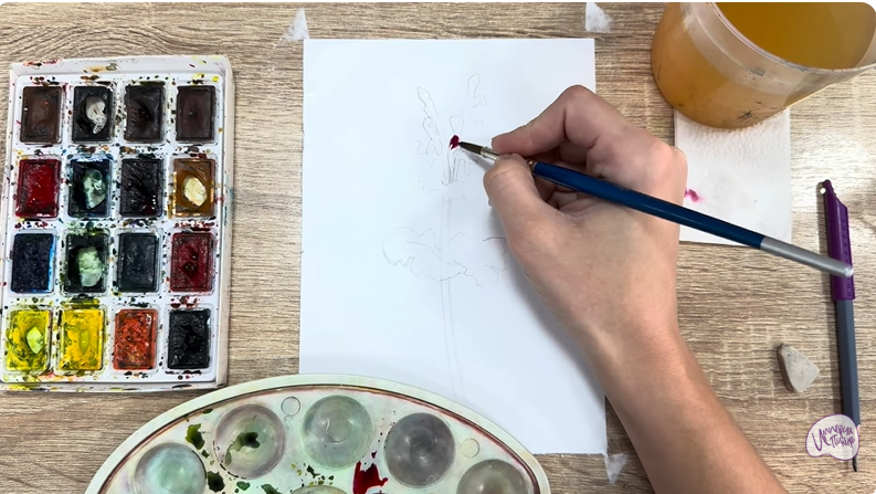 Рисуем Яснотка