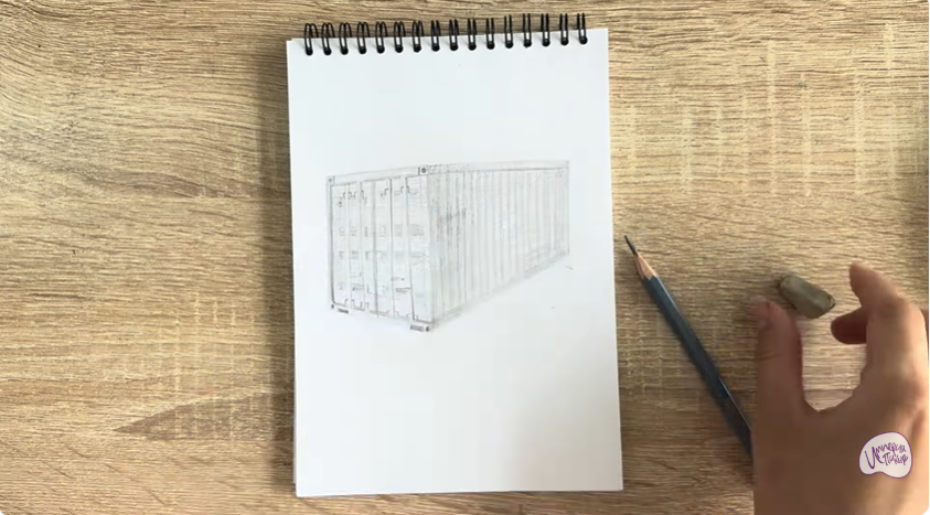 Рисуем Грузовой контейнер